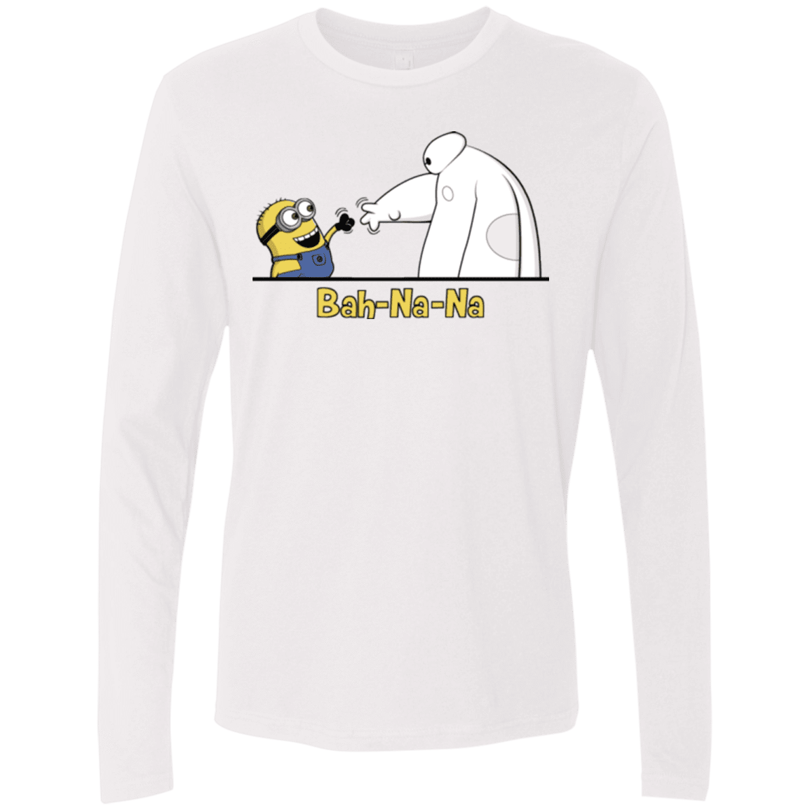 T-Shirts White / S Bah-Na-Na Men's Premium Long Sleeve