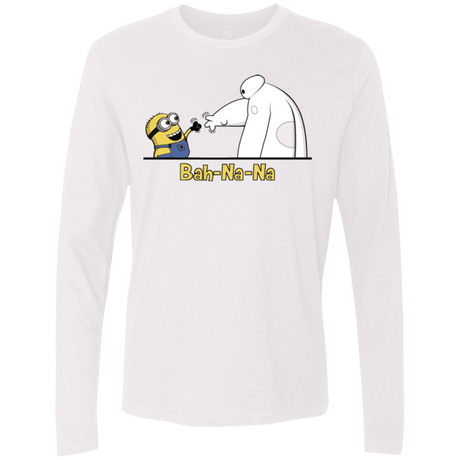 T-Shirts White / S Bah-Na-Na Men's Premium Long Sleeve