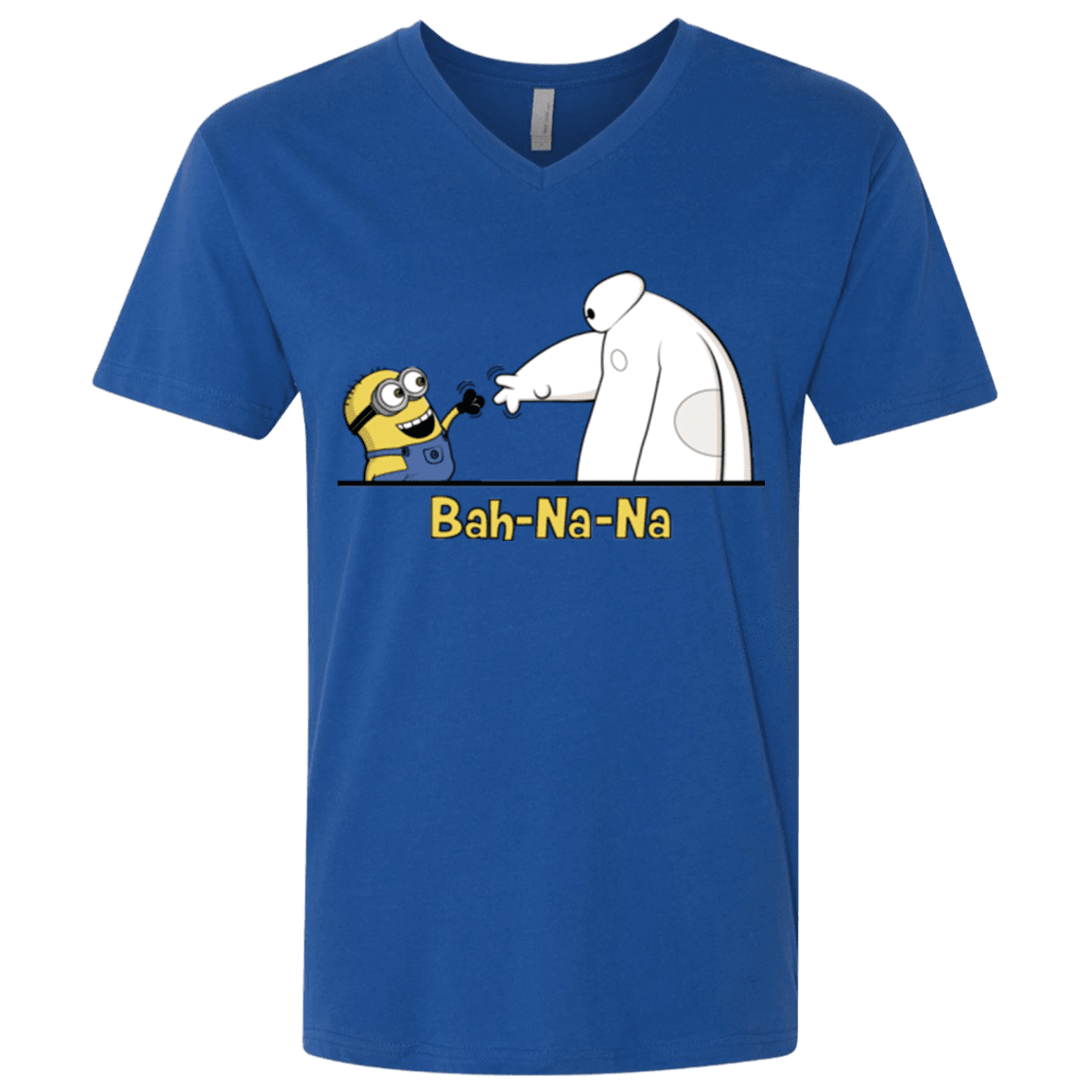 T-Shirts Royal / X-Small Bah-Na-Na Men's Premium V-Neck
