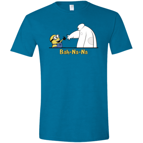 T-Shirts Antique Sapphire / S Bah-Na-Na Men's Semi-Fitted Softstyle