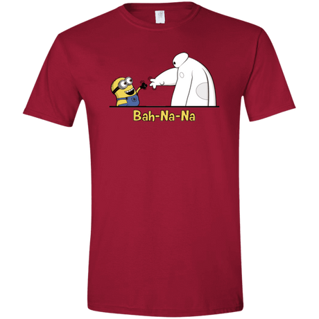 T-Shirts Cardinal Red / S Bah-Na-Na Men's Semi-Fitted Softstyle