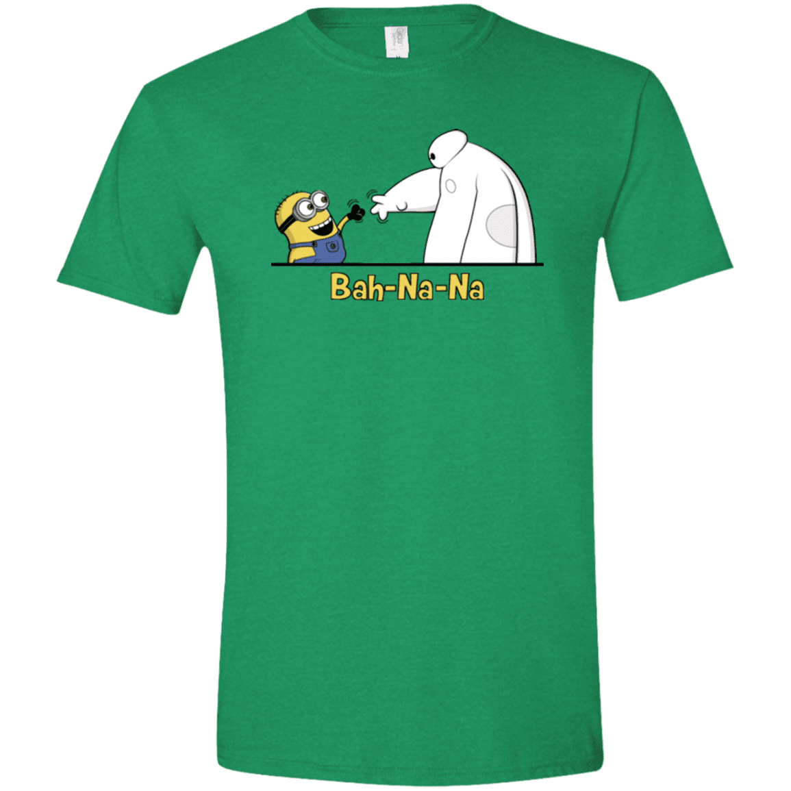 T-Shirts Heather Irish Green / S Bah-Na-Na Men's Semi-Fitted Softstyle