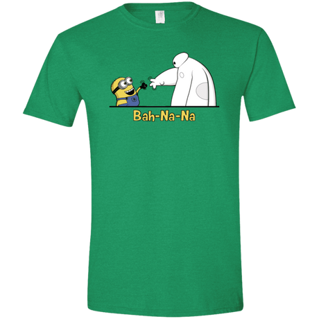 T-Shirts Heather Irish Green / S Bah-Na-Na Men's Semi-Fitted Softstyle