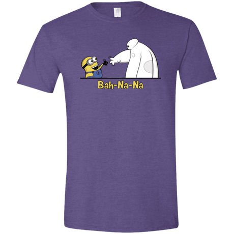 T-Shirts Heather Purple / S Bah-Na-Na Men's Semi-Fitted Softstyle