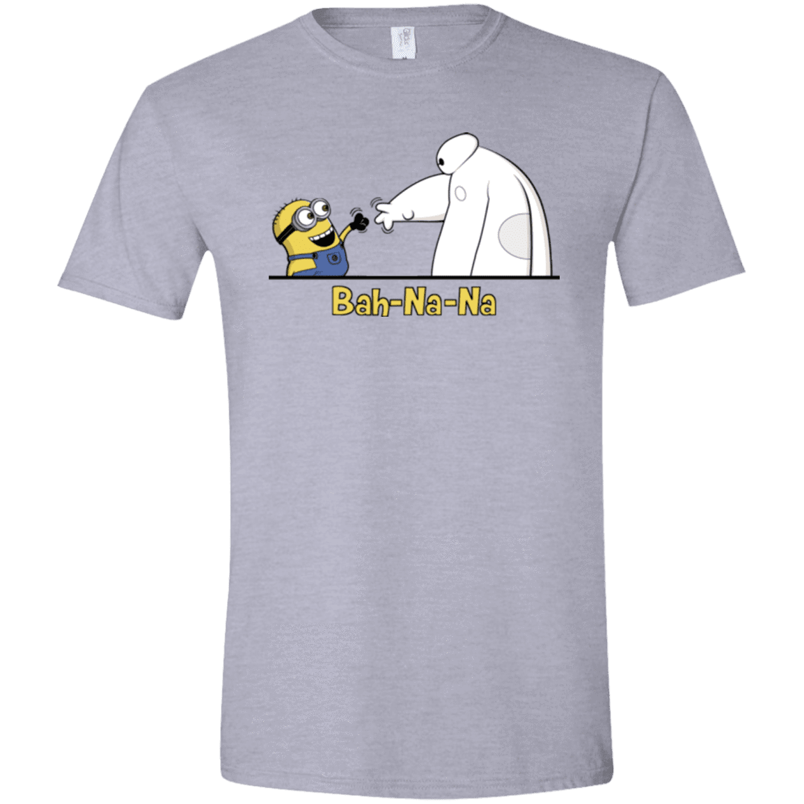T-Shirts Sport Grey / X-Small Bah-Na-Na Men's Semi-Fitted Softstyle