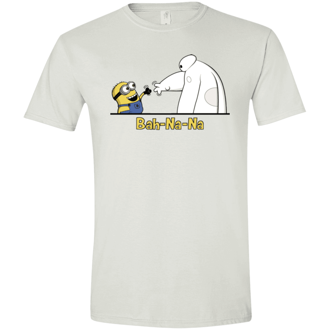 T-Shirts White / X-Small Bah-Na-Na Men's Semi-Fitted Softstyle