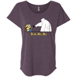 T-Shirts Vintage Purple / X-Small Bah-Na-Na Triblend Dolman Sleeve