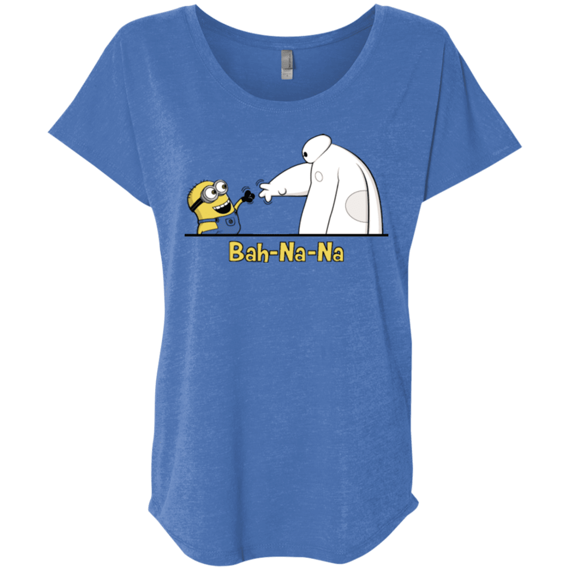 T-Shirts Vintage Royal / X-Small Bah-Na-Na Triblend Dolman Sleeve