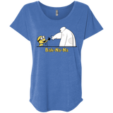 T-Shirts Vintage Royal / X-Small Bah-Na-Na Triblend Dolman Sleeve