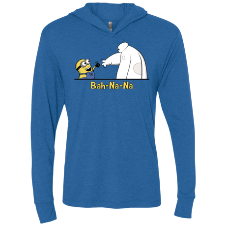 T-Shirts Vintage Royal / X-Small Bah-Na-Na Triblend Long Sleeve Hoodie Tee