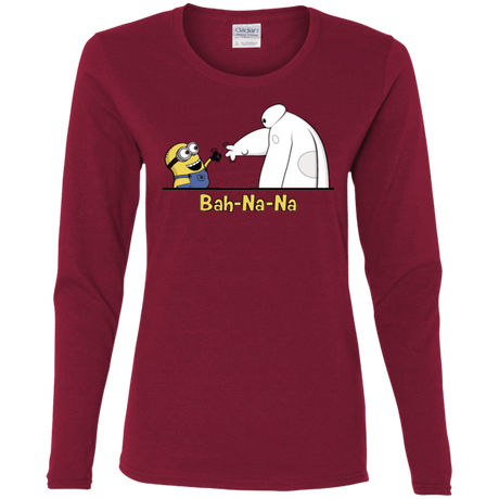 T-Shirts Cardinal / S Bah-Na-Na Women's Long Sleeve T-Shirt