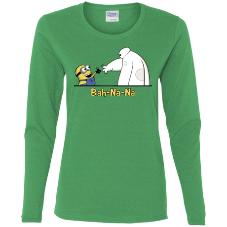 T-Shirts Irish Green / S Bah-Na-Na Women's Long Sleeve T-Shirt