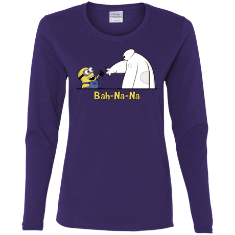 T-Shirts Purple / S Bah-Na-Na Women's Long Sleeve T-Shirt