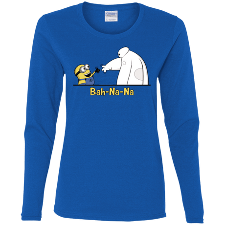 T-Shirts Royal / S Bah-Na-Na Women's Long Sleeve T-Shirt