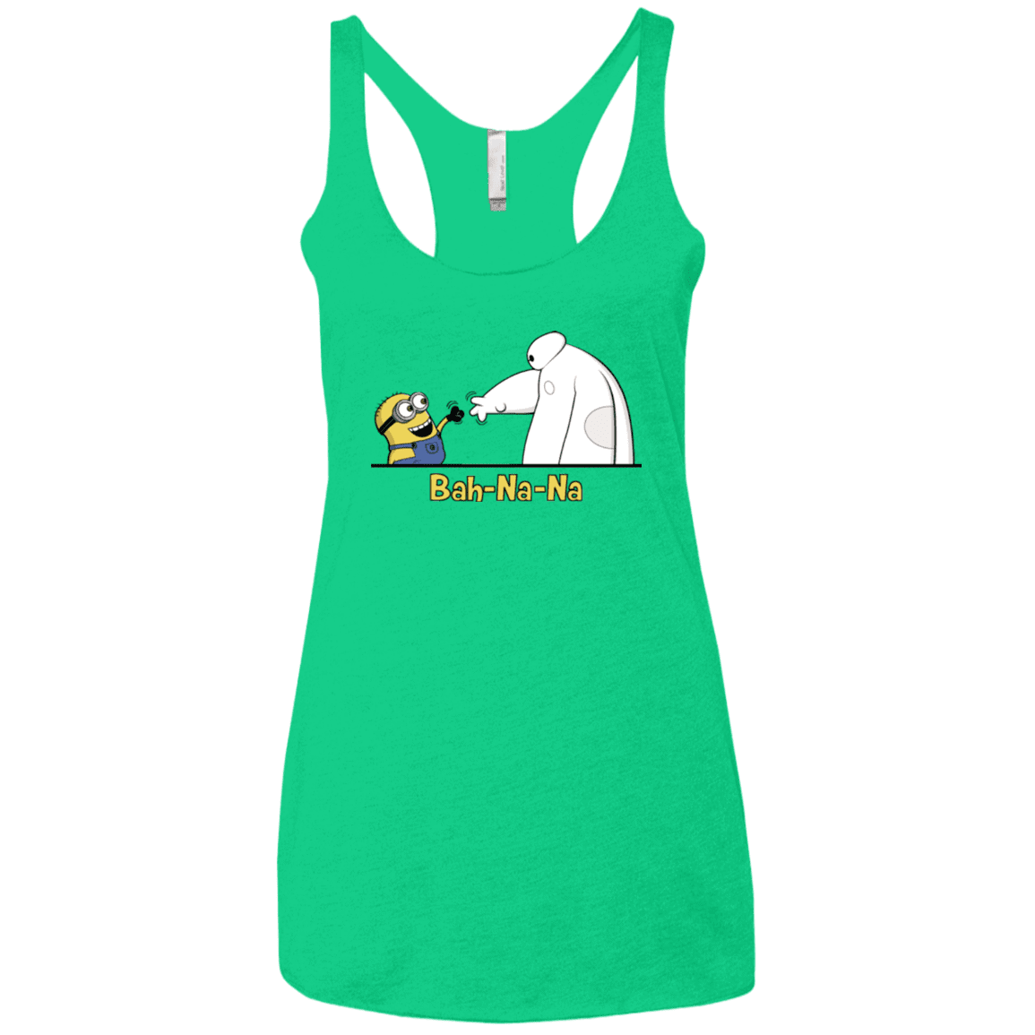 T-Shirts Envy / X-Small Bah-Na-Na Women's Triblend Racerback Tank