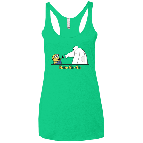 T-Shirts Envy / X-Small Bah-Na-Na Women's Triblend Racerback Tank