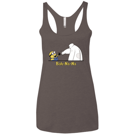 T-Shirts Macchiato / X-Small Bah-Na-Na Women's Triblend Racerback Tank