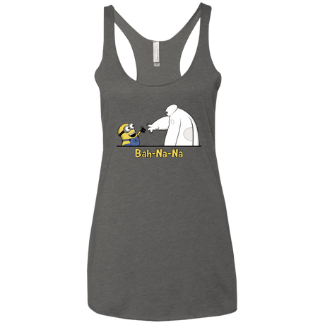 T-Shirts Premium Heather / X-Small Bah-Na-Na Women's Triblend Racerback Tank