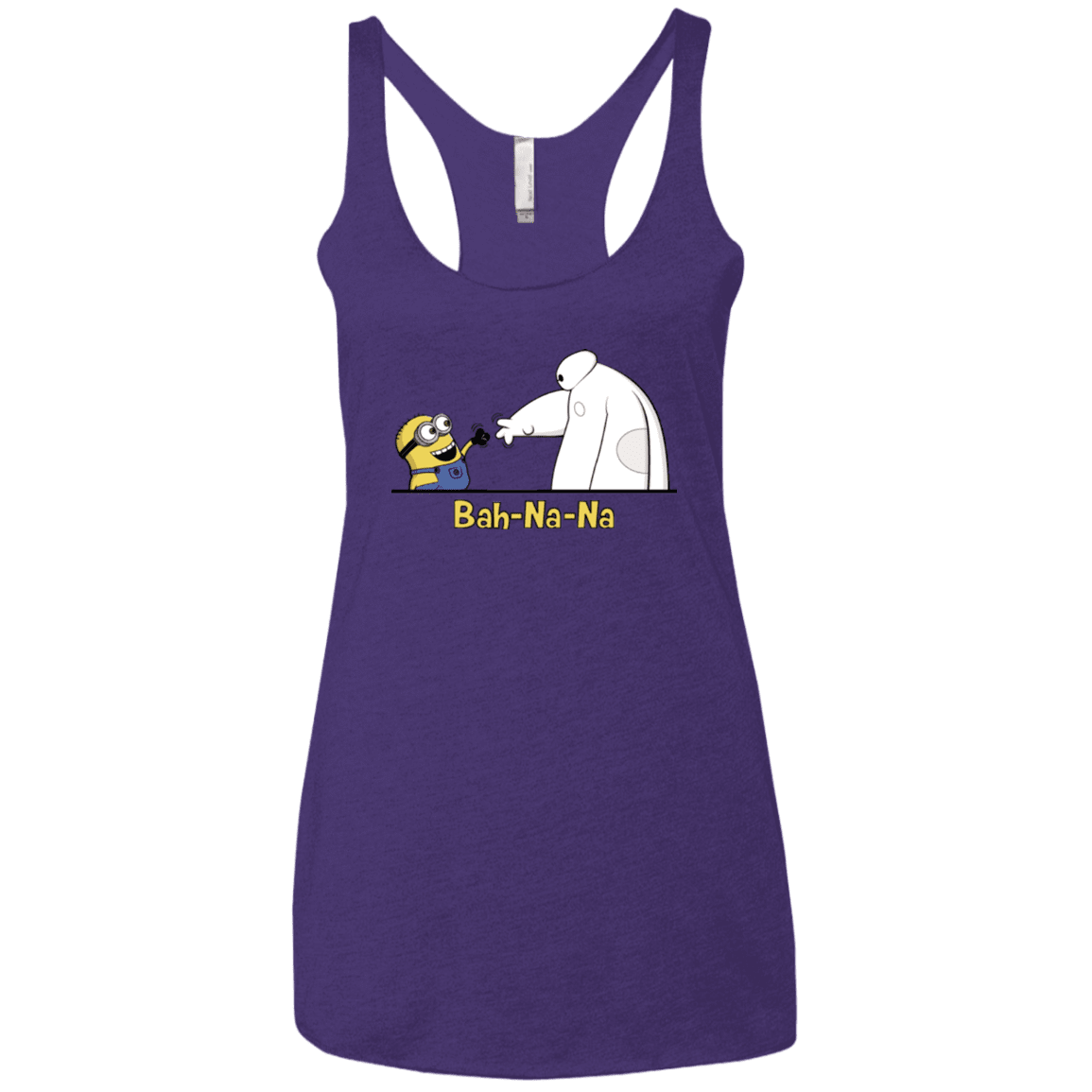 T-Shirts Purple Rush / X-Small Bah-Na-Na Women's Triblend Racerback Tank