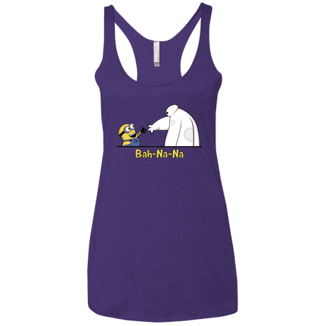 T-Shirts Purple Rush / X-Small Bah-Na-Na Women's Triblend Racerback Tank