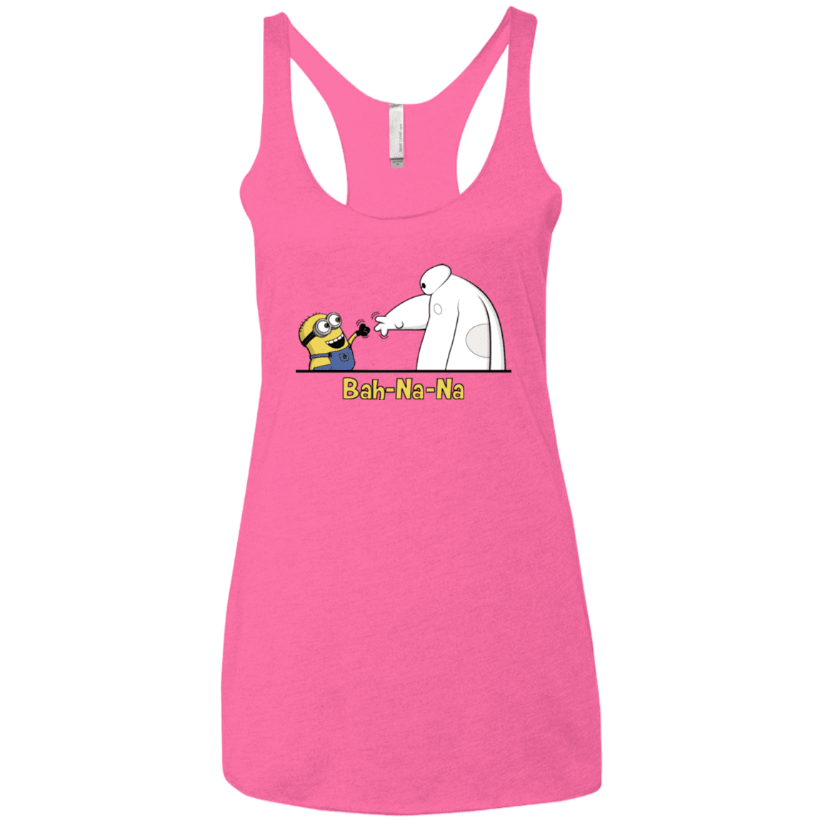 T-Shirts Vintage Pink / X-Small Bah-Na-Na Women's Triblend Racerback Tank