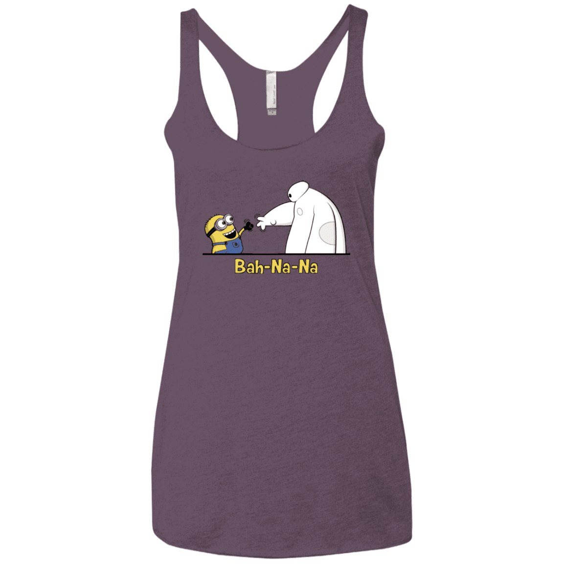 T-Shirts Vintage Purple / X-Small Bah-Na-Na Women's Triblend Racerback Tank