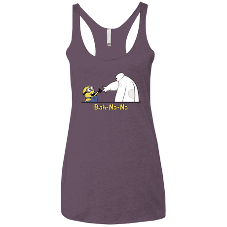 T-Shirts Vintage Purple / X-Small Bah-Na-Na Women's Triblend Racerback Tank