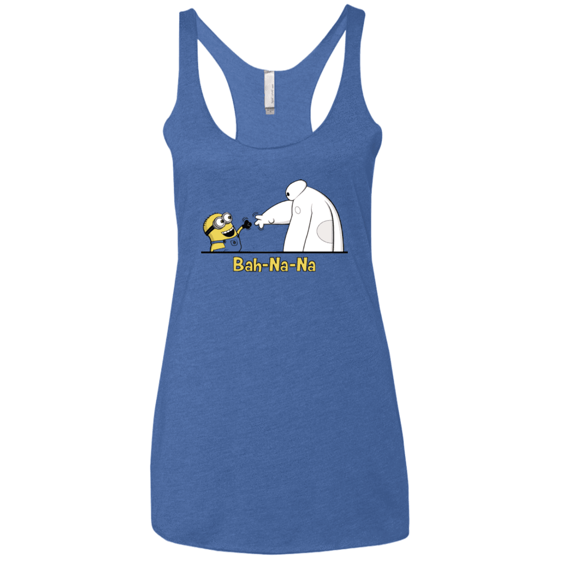 T-Shirts Vintage Royal / X-Small Bah-Na-Na Women's Triblend Racerback Tank