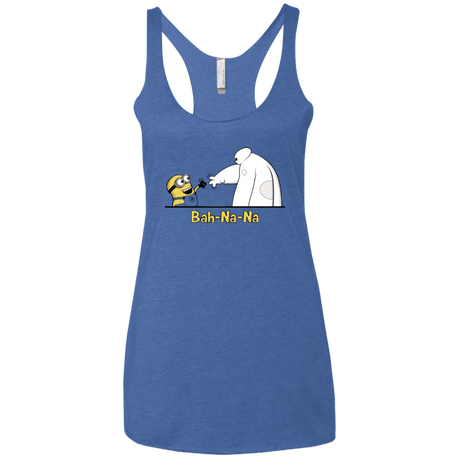 T-Shirts Vintage Royal / X-Small Bah-Na-Na Women's Triblend Racerback Tank