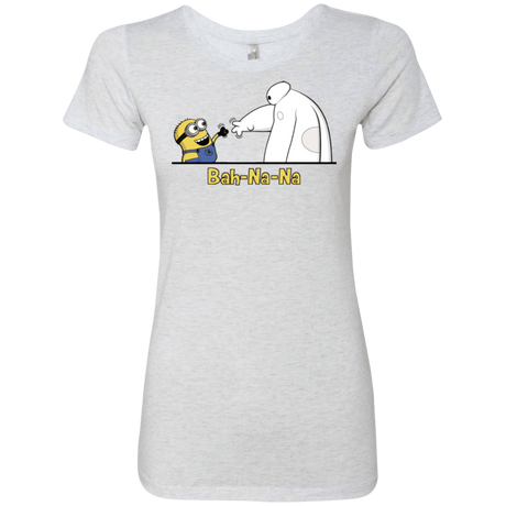 T-Shirts Heather White / S Bah-Na-Na Women's Triblend T-Shirt