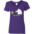 T-Shirts Purple / S Bah-Na-Na Women's V-Neck T-Shirt