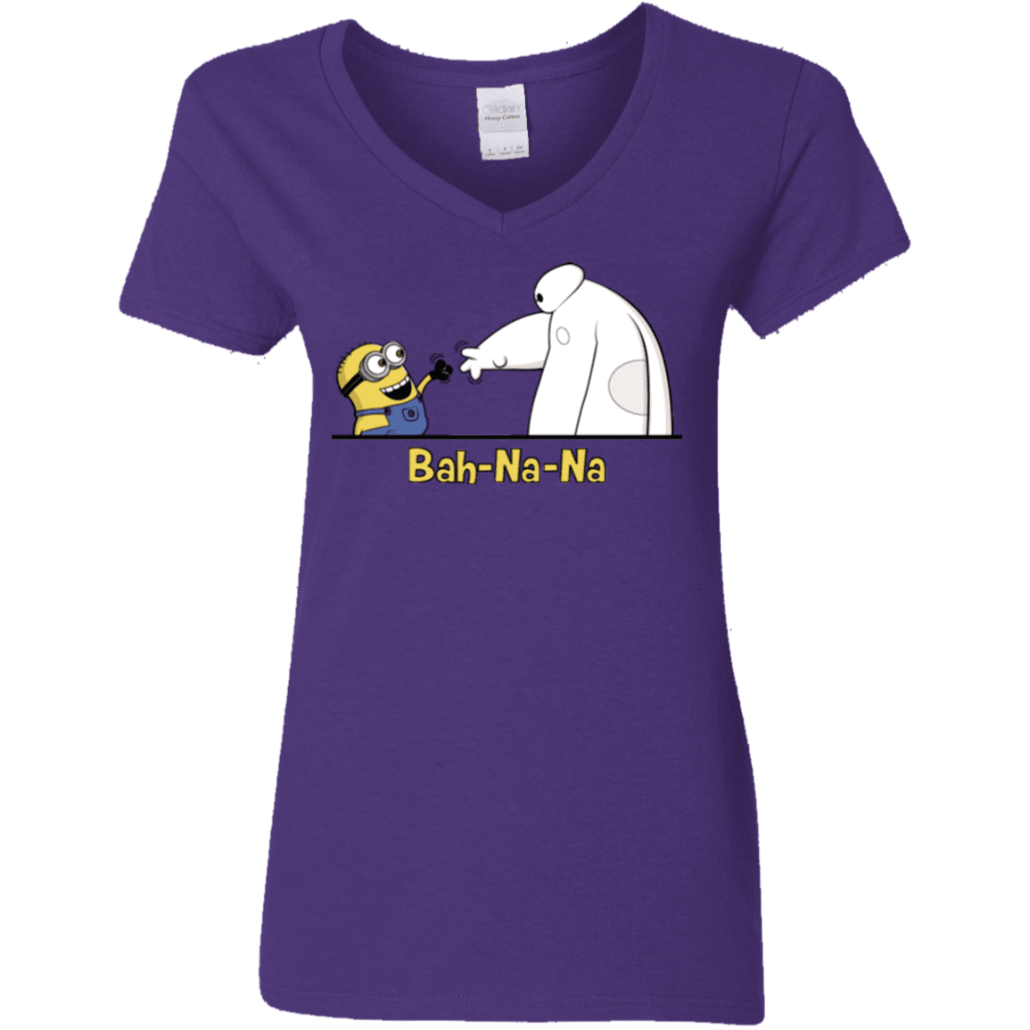 T-Shirts Purple / S Bah-Na-Na Women's V-Neck T-Shirt