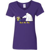 T-Shirts Purple / S Bah-Na-Na Women's V-Neck T-Shirt