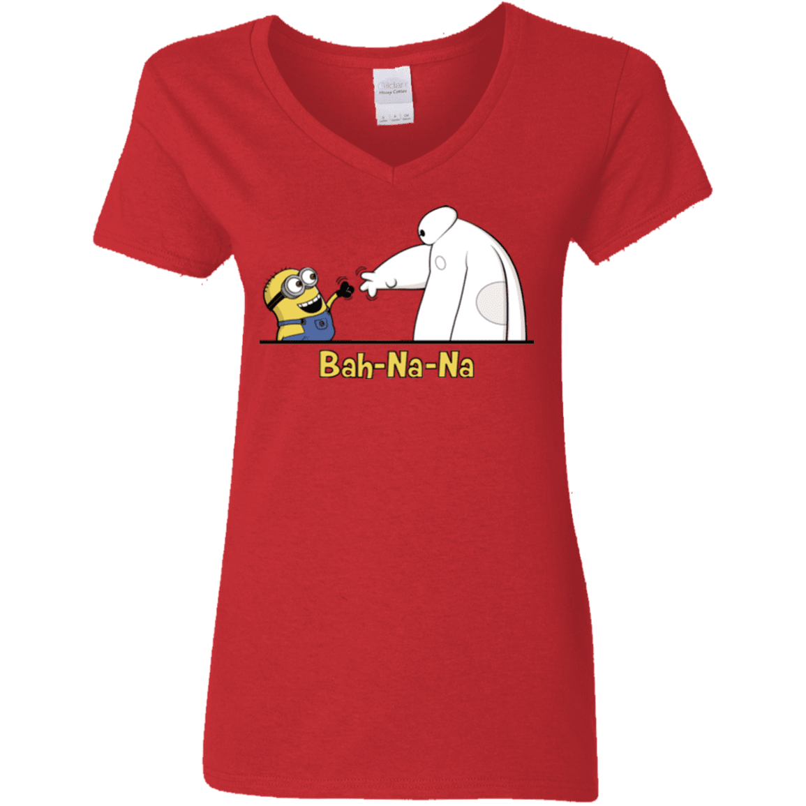 T-Shirts Red / S Bah-Na-Na Women's V-Neck T-Shirt