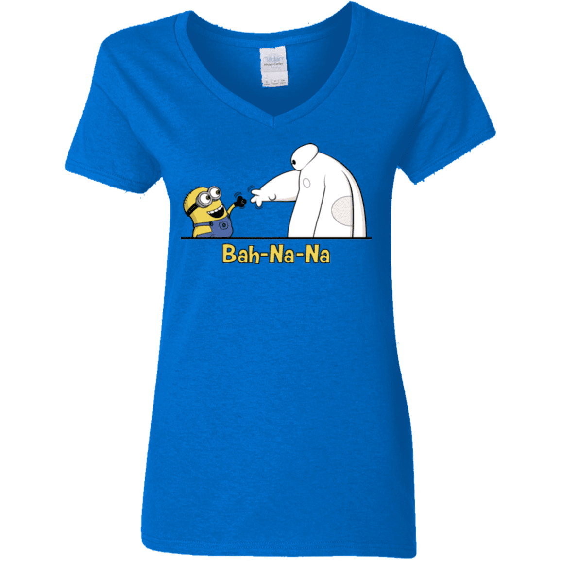 T-Shirts Royal / S Bah-Na-Na Women's V-Neck T-Shirt