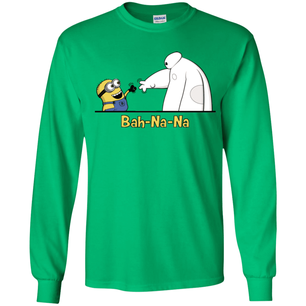 T-Shirts Irish Green / YS Bah-Na-Na Youth Long Sleeve T-Shirt