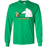 T-Shirts Irish Green / YS Bah-Na-Na Youth Long Sleeve T-Shirt