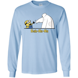 T-Shirts Light Blue / YS Bah-Na-Na Youth Long Sleeve T-Shirt