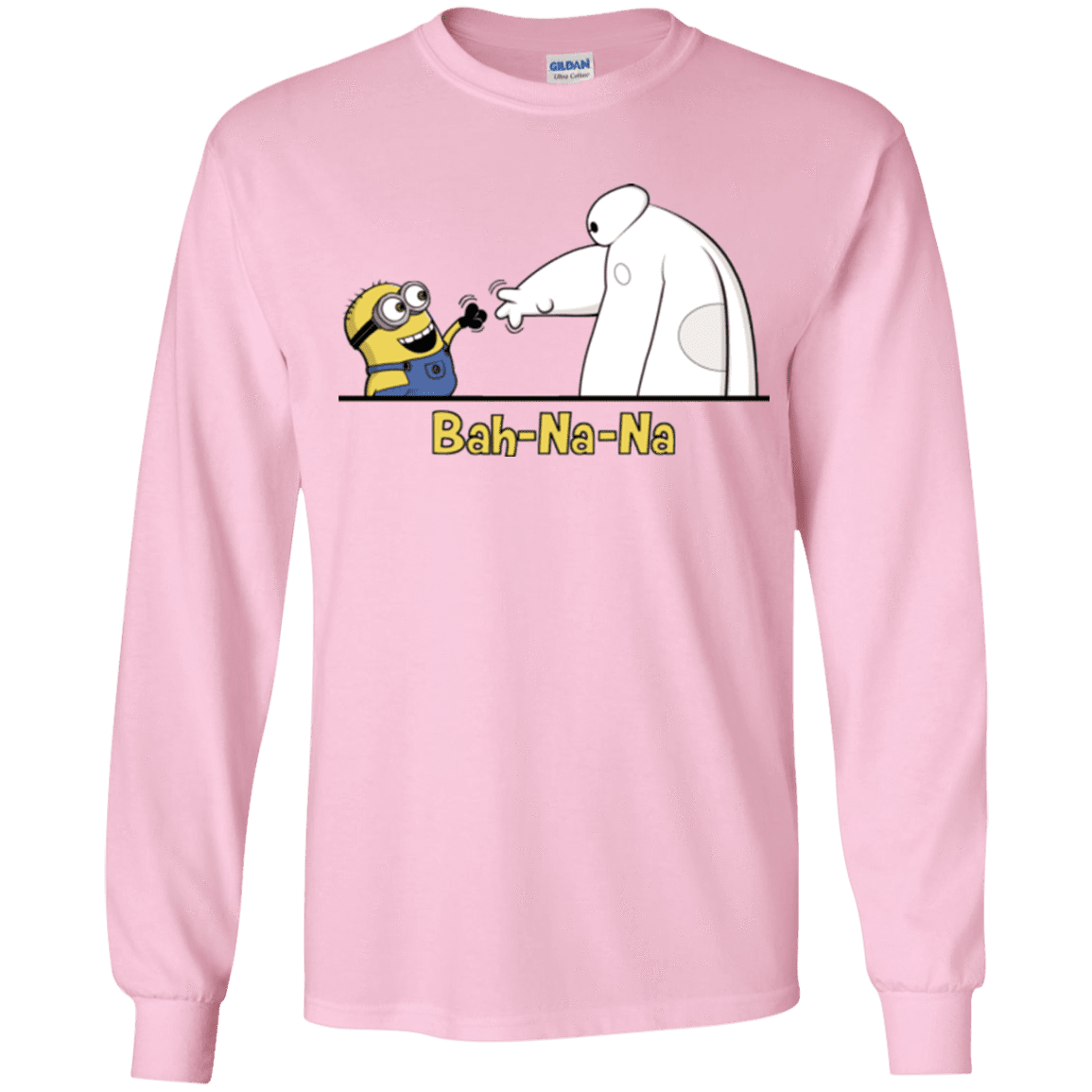 T-Shirts Light Pink / YS Bah-Na-Na Youth Long Sleeve T-Shirt