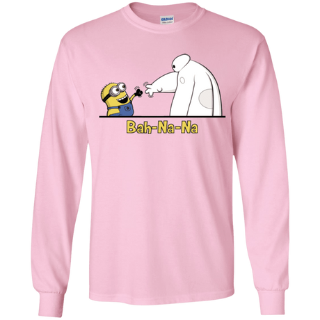 T-Shirts Light Pink / YS Bah-Na-Na Youth Long Sleeve T-Shirt