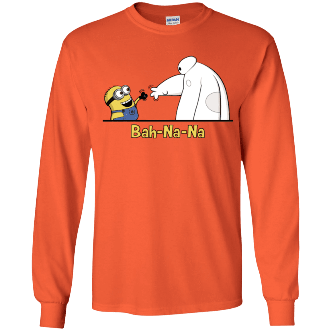 T-Shirts Orange / YS Bah-Na-Na Youth Long Sleeve T-Shirt