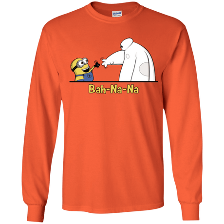 T-Shirts Orange / YS Bah-Na-Na Youth Long Sleeve T-Shirt