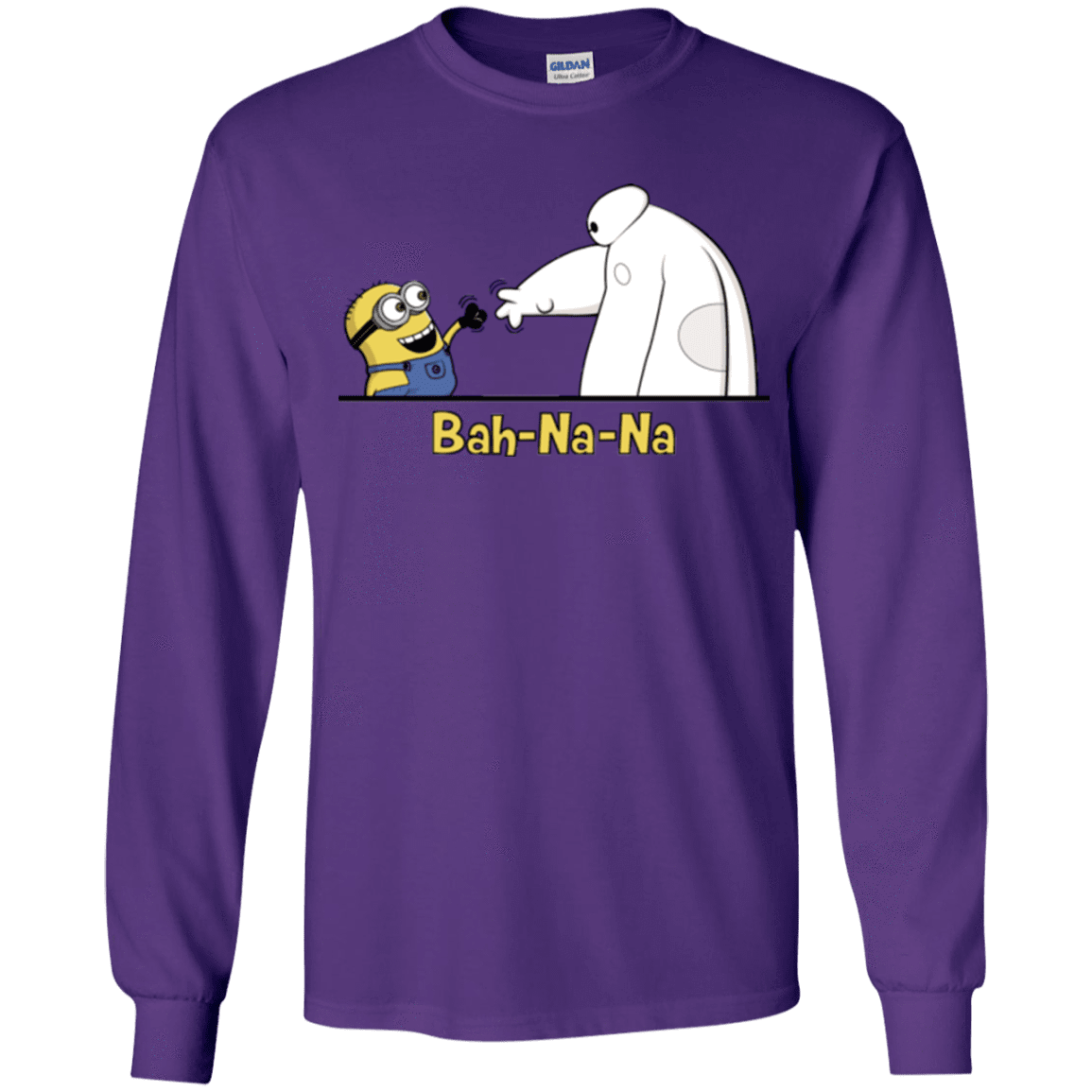 T-Shirts Purple / YS Bah-Na-Na Youth Long Sleeve T-Shirt