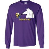 T-Shirts Purple / YS Bah-Na-Na Youth Long Sleeve T-Shirt