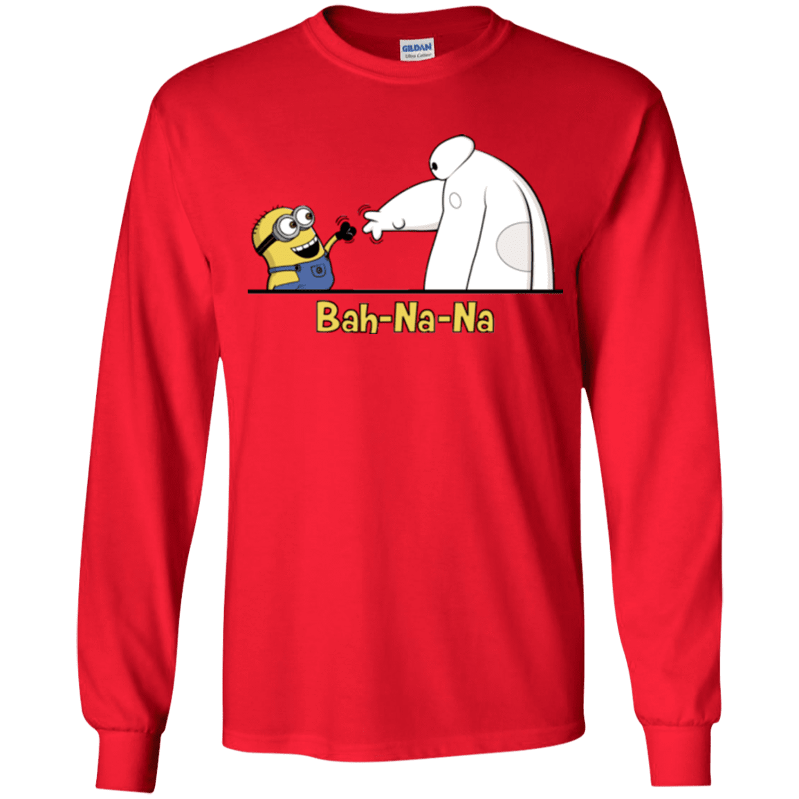 T-Shirts Red / YS Bah-Na-Na Youth Long Sleeve T-Shirt