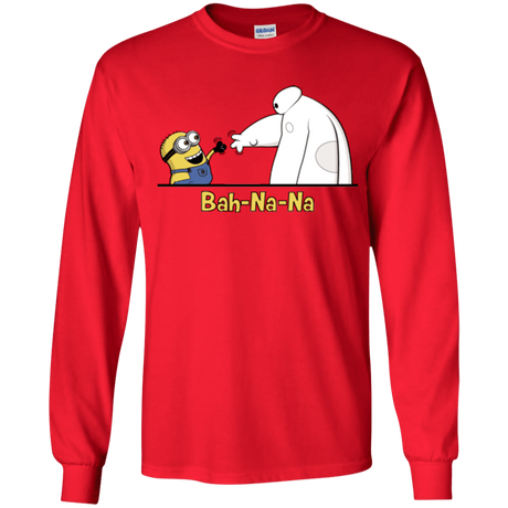 T-Shirts Red / YS Bah-Na-Na Youth Long Sleeve T-Shirt