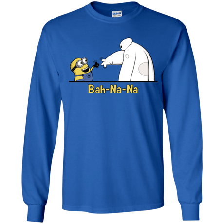 T-Shirts Royal / YS Bah-Na-Na Youth Long Sleeve T-Shirt