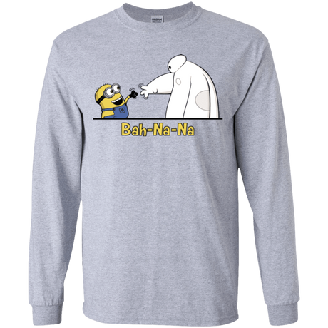 T-Shirts Sport Grey / YS Bah-Na-Na Youth Long Sleeve T-Shirt