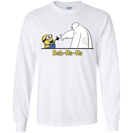 T-Shirts White / YS Bah-Na-Na Youth Long Sleeve T-Shirt