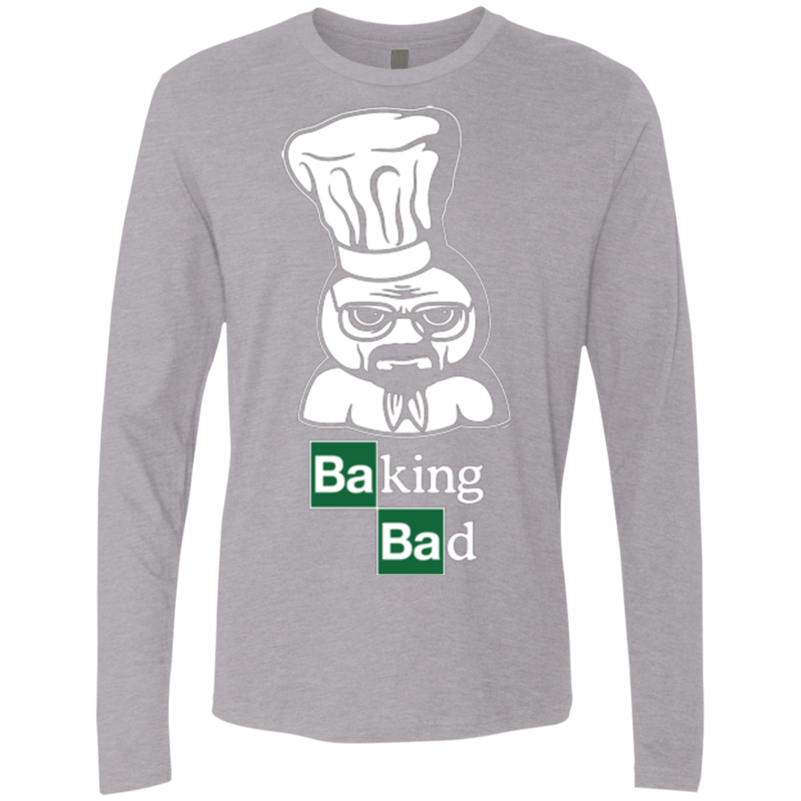 T-Shirts Heather Grey / Small Baking Bad Men's Premium Long Sleeve